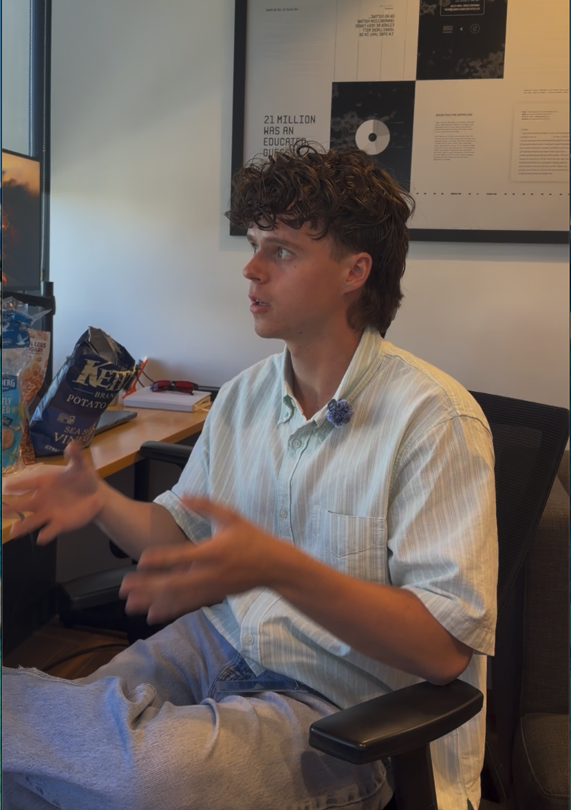 A moment from the builder interview